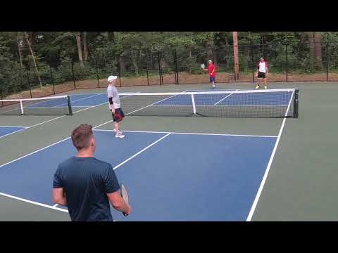 4.5 pickup pickleball - Matt MacDonald, Ron York vs. Joe Spinalle, Krishna Uppalapati