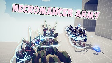 NECROMANCER ARMY VS EVERY FACTION | TABS UNIT CREATOR UPDATE | Totally Accurate Battle Simulator