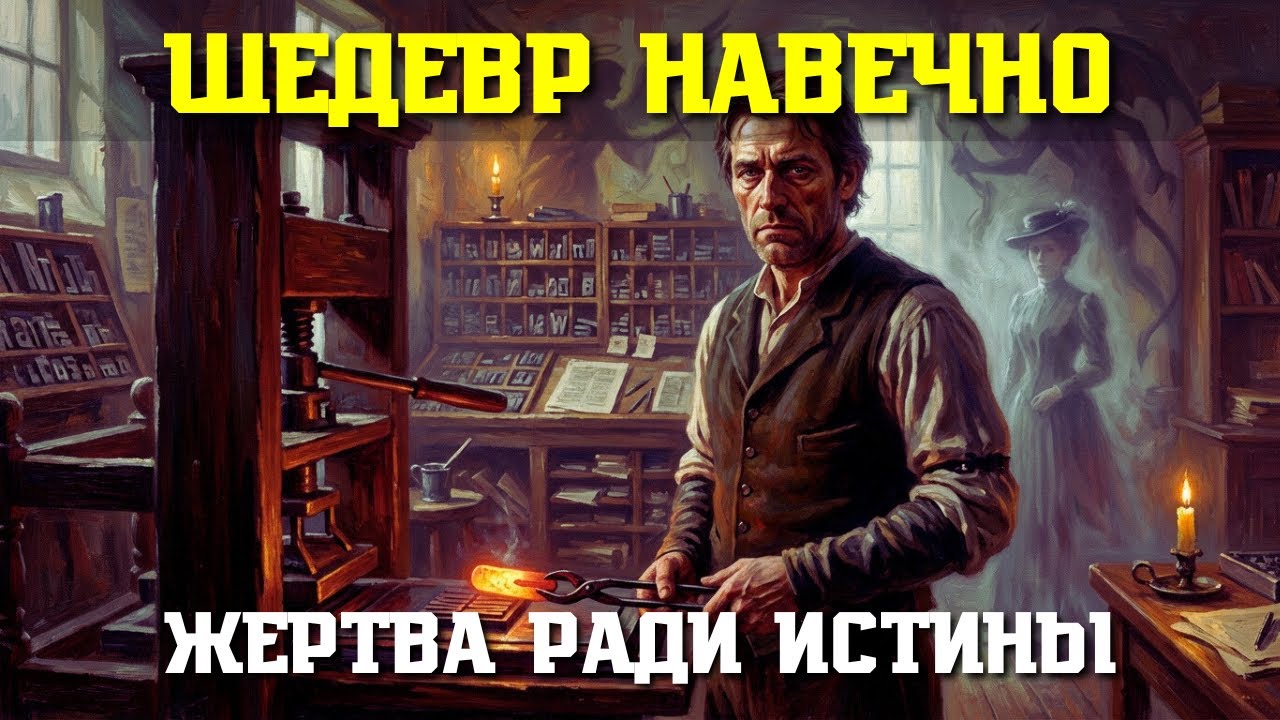 МАСТЕР ШРИФТОВ уничтожает свой ШЕДЕВР, чтобы спасти СТИХИ от РЕКЛАМЫ | История о чести