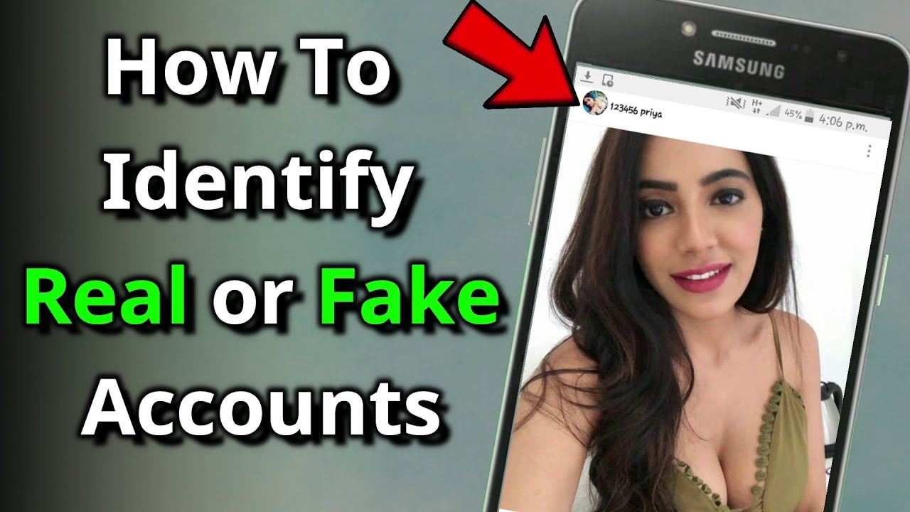 How To Identify Instagram Account is Real or Fake - YouTube