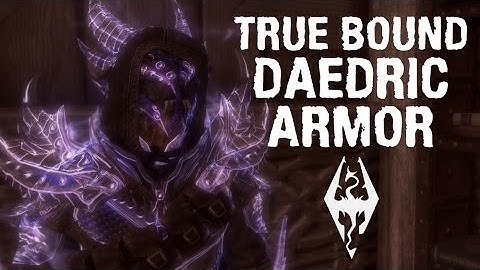 Skyrim Mod: True Bound Daedric Armor (A Mod Misadventure)