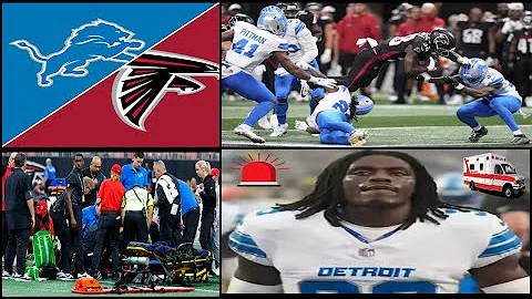 Lions-Falcons preseason game ends early after serious injury to Detroit’s Morice Norris