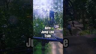 JUMP LINE TRAIN AT SUGAR BAG TRAILS #mtb #jumps #shorts