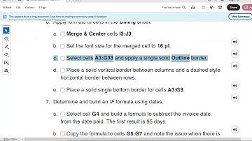 Excel Capstone Project 5-7 | In Practice Excel 365:Application CapstoneProject 3