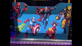 MARVEL Arcade1Up MOD With Lighted Front Riser, Topper, LED buttons, Crystal Joysticks & my Own SONG