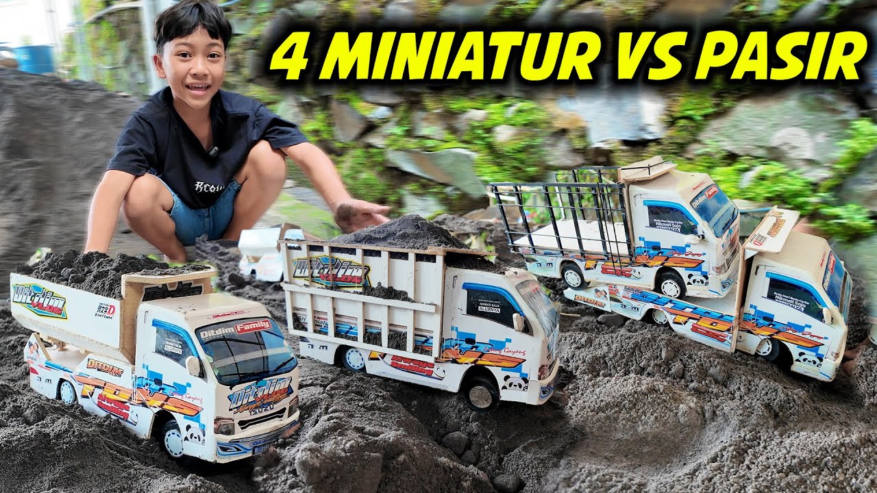 TRAGA MINI MUATAN PASIR!! MANA PALING MUAT BANYAK?