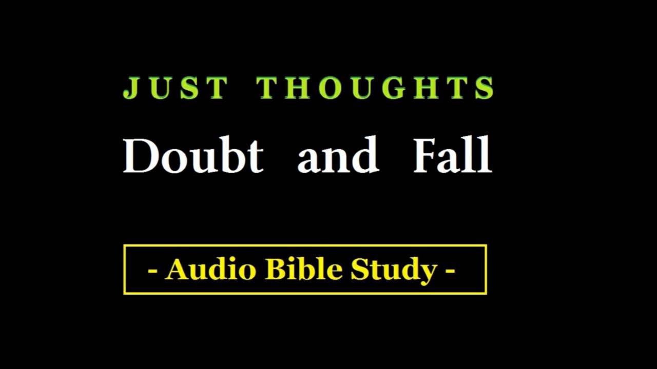 Just Thoughts   Doubt and Fall  Audio Bible Study 2016
