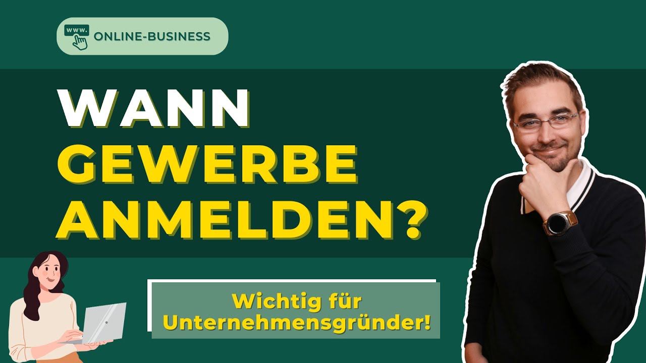 Wann Muss Ich Eine Veranstaltung Anmelden Gewerbe für Online-Business! Wann muss ich das anmelden? - YouTube