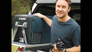 an adventure kings fridge cover and wiring kit will help your fridge run this summer!