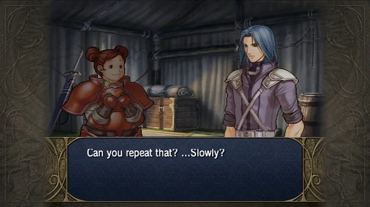 Zihark and Meg Base Conversation - Fire Emblem: Radiant Dawn