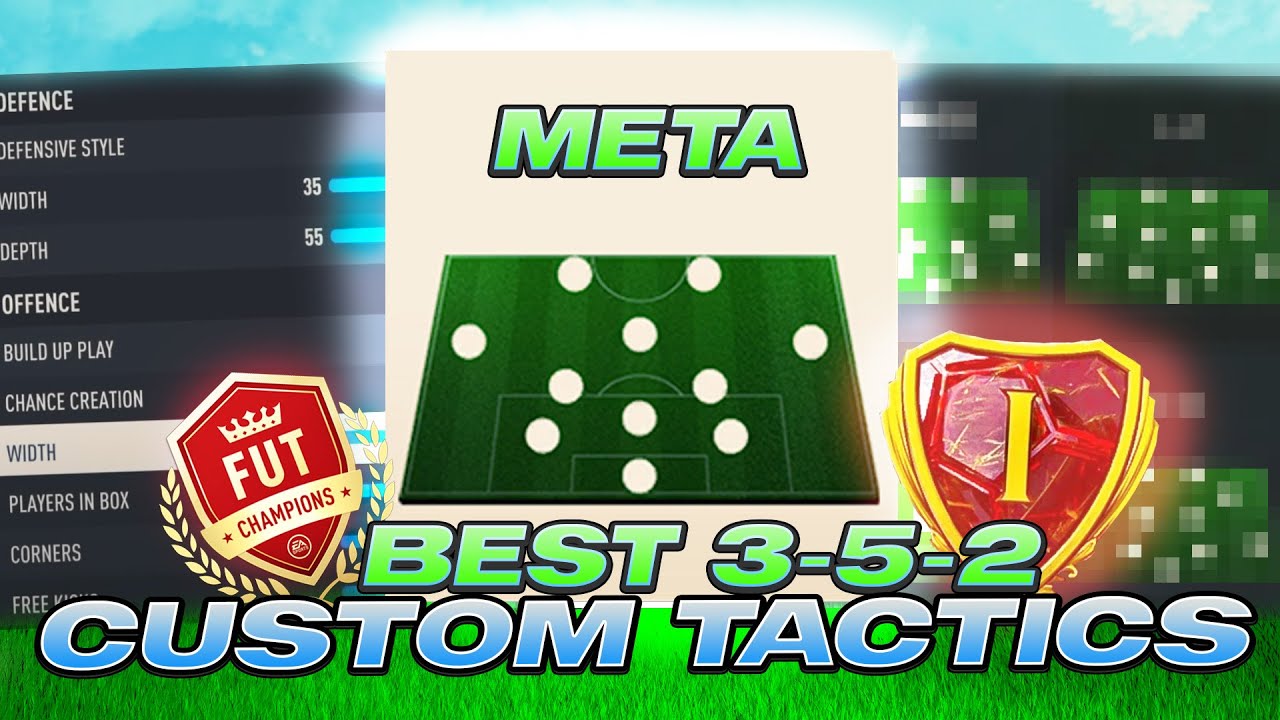 👀INSANE RANK 1 META 352 FORMATION & CUSTOM TACTICS FOR FIFA 23 ULTIMATE TEAM