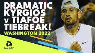 EVERY Point From Dramatic Nick Kyrgios vs Frances Tiafoe Tiebreak! | Washington 2022