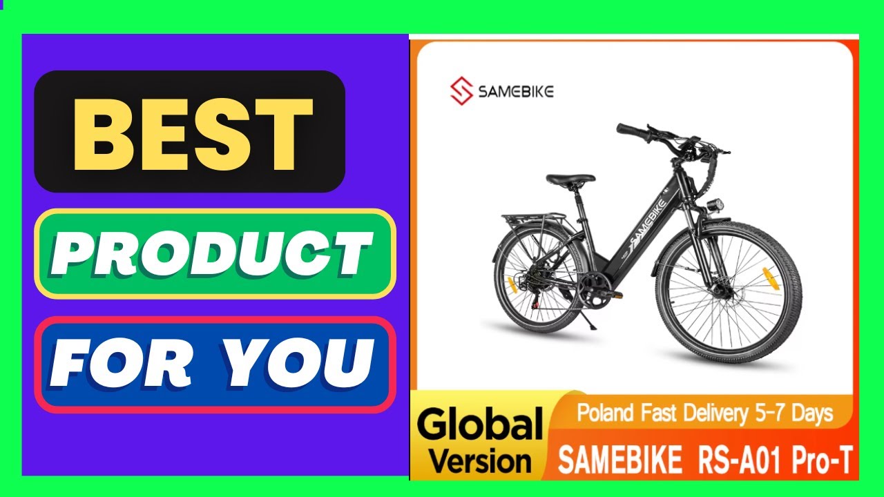 SAMEBIKE RS-A01 Pro-T 26Inch Electric Bicycle for Adults Mountain Bike