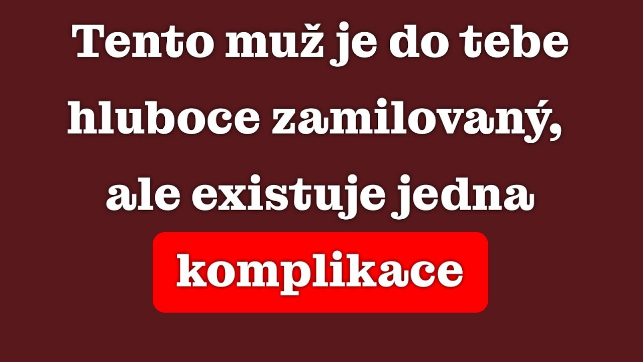 Tento muž je do tebe hluboce zamilovaný, ale existuje komplikace | Carl Jung
