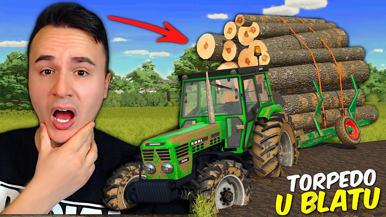 U ŠUMU TORPEDOM novi traktor ! StaraFarma Ep94 * prevrnuli drva *