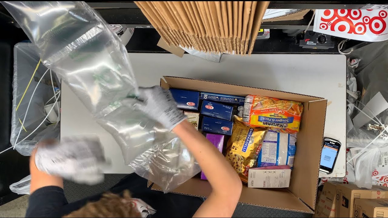 POV of a Target Employee | HUGE Grocery Order | TikTok Compilation | Packing boxes and orders 📦