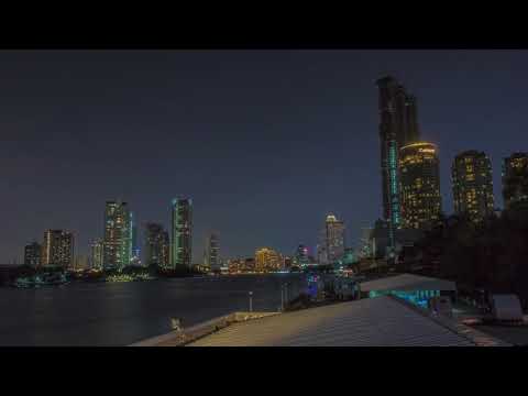 View from Ramada Menam Riverside, Bangkok, Thailand | 4K Quality Timelapse