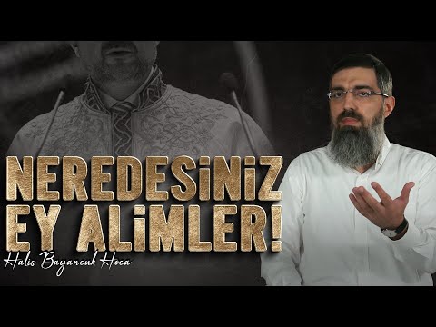 İmamı Yok Yetim Ümmetin! | Halis Bayancuk Hoca