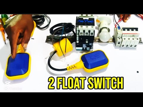 2 float switch connection for water level controller - YouTube