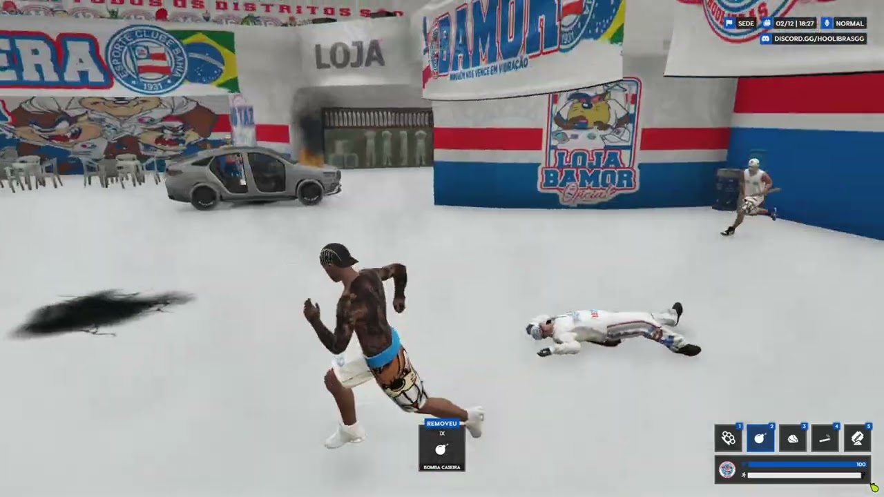 TORCIDA BAMOR QUEBRANDO OS ALEMÃO E DOMINANDO A CIDADE - HOOLIBRAS FIVEM