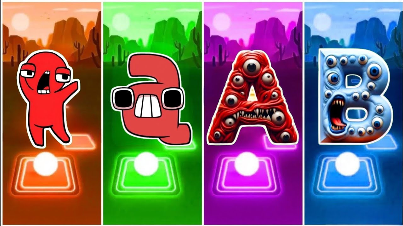 Baby Alphabet Lore 🆚 Simple - A 🆚 Alphabet Lore Monster New Shapes - A 🆚 B. 🎶 Who Is Best?🎵 Tell We?