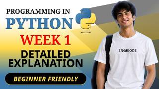 Programming in Python Week 1 | Complete Explanation | IITM BS Degree | Free Notes | EngiKode News
