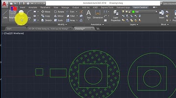 Học Autocad 2018 | Gạch mặt cắt trong autocad ribbon: Lệnh hatch (H), bhatch  P2