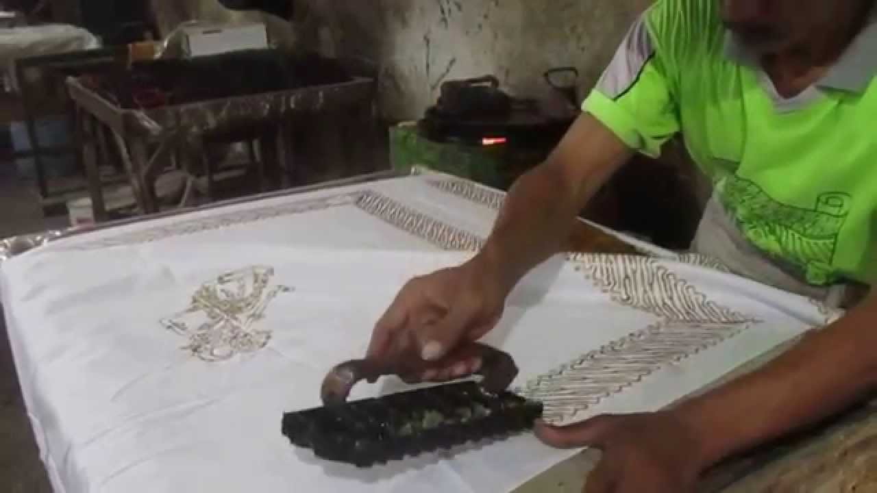 Proses Membuat Batik Cap YouTube