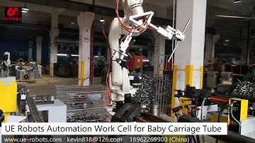 Automation Work Cell - I Robot+II CNC Bender+I Tube Feeder+II Weld Seam Detection+Tube Punching Set