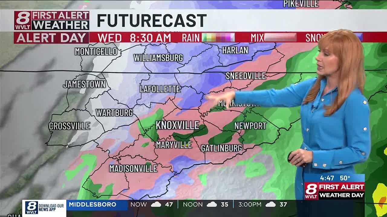 Bursts of wet snowfall, First Alert Weather Day for morning commute ...