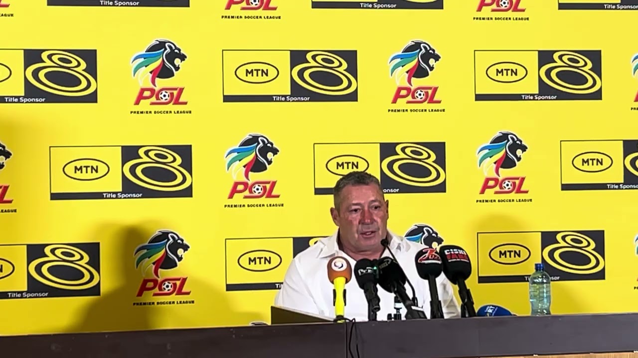 Steve Barker after MTN 8 final loss to Orlando Pirates 