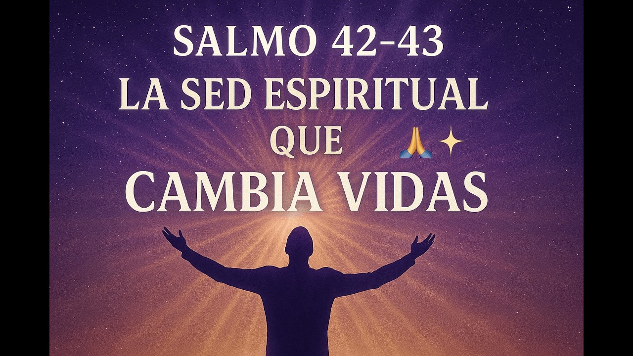 🔥 SALMO 42-43: Cuando tu ALMA tiene SED de DIOS El SECRETO para ...