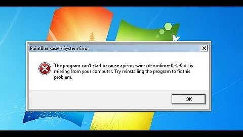 حل مشاكل ملفات dll (الحل الشامل لمشكلة ملفات ال dll الناقصة )api-ms-win-crt-runtime-l1-1-0.dll