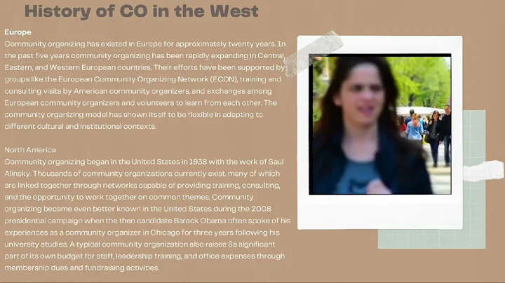 HISTORY OF COMMUNITY ORGANIZING || SW32