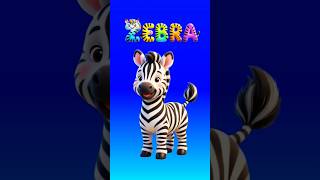 Z for Zebra 🦓 | Learn Alphabet for Kids | ABC Learning #shorts