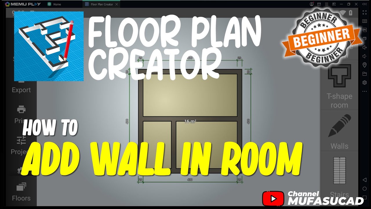 Floor Plan Creator How To Add Wall In Room
