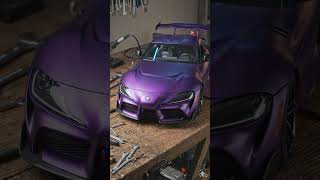 Supra unboxing but make it futuristic🏎️💜 #shorts #supra  #assembly  #satisfying.
