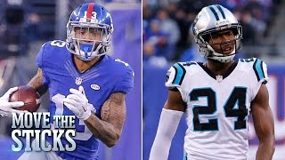 Who Won: Giants Odell Beckham or Panthers Josh Norman? | Move the Sticks | NFL