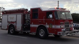 Osceola County Fire Rescue Spare Engine 71 Responding 7-5-17