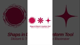 Shapes with Distort & Transform Tool | Quick Adobe Illustrator Tutorial