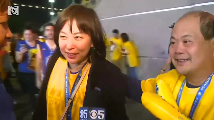 Golden State Warriors fans go wild after NBA Championship win