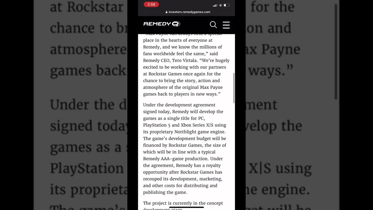 NEW MAX PAYNE 1&2 REMAKE COMING!!!! 