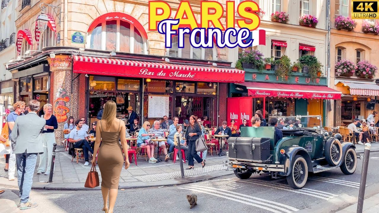Paris, France 🇫🇷 - 4K PARIS SUNNY DAY ☀️ SEPTEMBER 2025 Noon With Captions