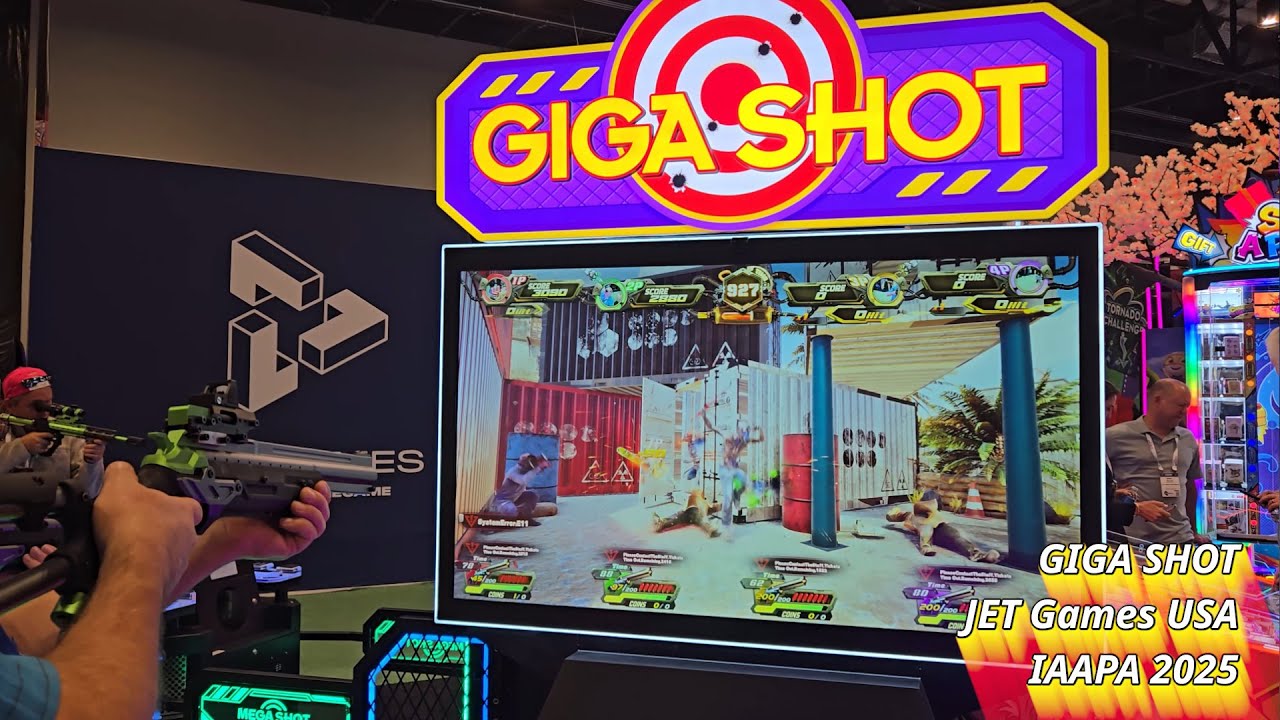 Расширьте свои возможности в тире с GIGA SHOT от JET Games USA (IAAPA 2025)