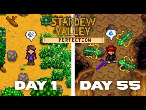 How long does it take to casually achieve Perfection in Stardew Valley?