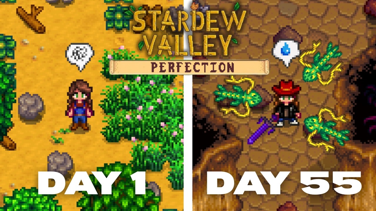 How long does it take to casually achieve Perfection in Stardew Valley?