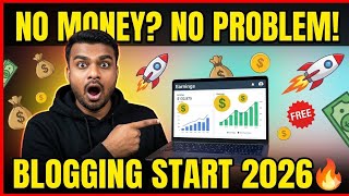 Blogging for Beginners 2026 Kannada | Zero to Income Guide 🔥 | Start Blogging from Scratch
