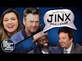 Jinx Challenge with Blake Shelton and Kelly Clarkson | The Tonight Show Starring Jimmy Fallon