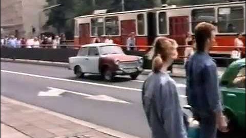 East Berlin Trabants & other classic cars 1989