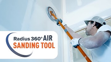 Flawless Finishes, Zero Swirls | Radius 360° Air Dustless Sanding
